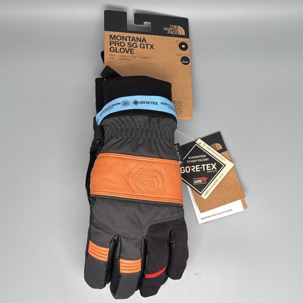 The‎ North Face Montana Pro SG GTX Gore-tex Asphalt Grey Gloves Men's Sz Med NWT